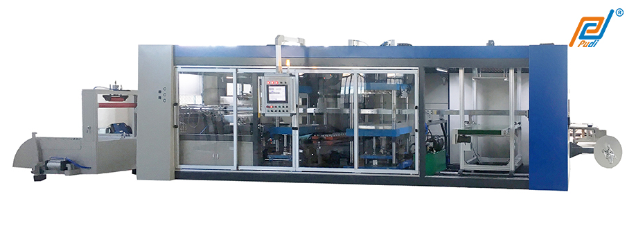 全自動(dòng)正負(fù)壓三工位熱成型機(jī)